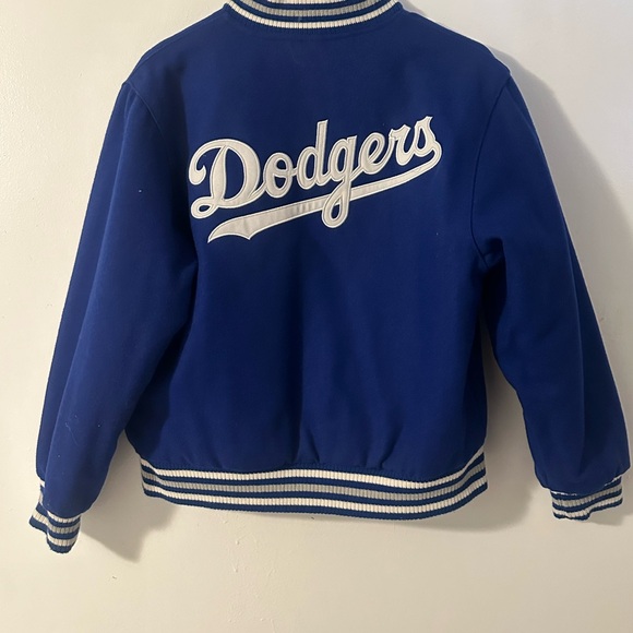 LA Dodger Blue and White Reversable Jacket - Picture 4 of 6